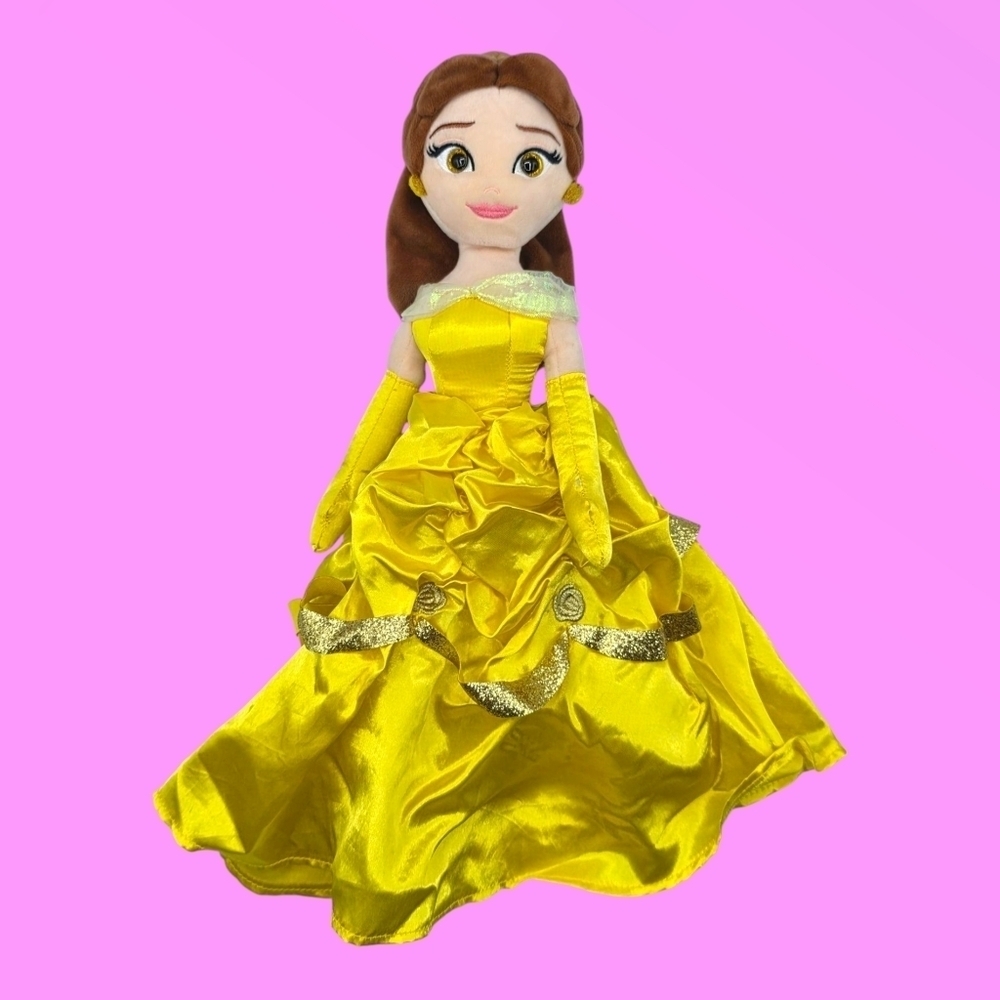 Ty Sparkle Disney Beauty And The Beast Princess Belle Doll Plush